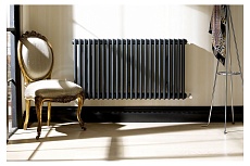 Трубчатый радиатор Zehnder Charleston 3057/14/1270/RAL 9217, 3/4