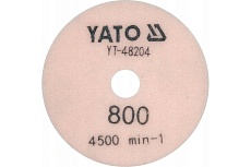 Диск алмазный шлифовальный 100 мм, Р800 Yato YT-48204
