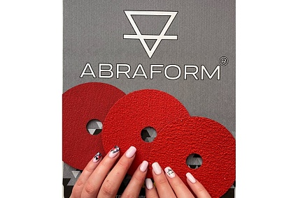 Круг фибровый 115х22 мм, P60, керамика ABRAFORM AF-FBR-CRM-115-P60