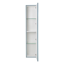 Шкаф пенал BelBagno Uno 33 см Голубой матовый UNO-1600-1A-SC-AO