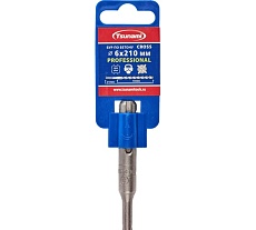 Бур по бетону Tsunami PROFESSIONAL Cross 6х210/160 мм, SDS-plus T10610300006210