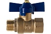 Шаровой кран ZOX 1/2'' вн/нар., бабочка 519279