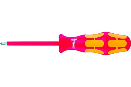 Отвёртка диэлектрическая WERA VDE, PH 1х80 мм, WE-006152