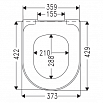 Крышка-сиденье для унитаза Villeroy&Boch Architectura 98M9C101