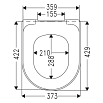 Крышка-сиденье для унитаза Villeroy&Boch Architectura 98M9C101