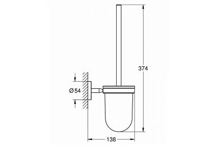 Ерш подвесной Grohe BauCosmopolitan 40463001