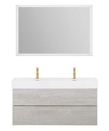 Мебель для ванной Cezares Molveno 46-120 см (двойная раковина) Legno Bianco