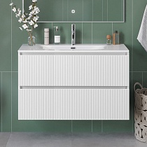 Мебель для ванной BelBagno Uno-Mini 100 см Bianco Opaco