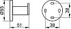 Крючок Keuco Plan 14914010000