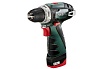 Аккумуляторная дрель-шуруповерт Metabo PowerMaxx BS 12 В, 2х2.0 600984000
