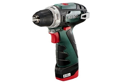 Аккумуляторная дрель-шуруповерт Metabo PowerMaxx BS 12 В, 2х2.0 600984000