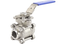 Шаровой кран DN.ru полнопроходной кшпп 316.200-iso ду32 ру63, под приварку, iso фланец D160-07675