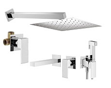 Душевой набор Plumberia TAG KITZTG01CR220 хром