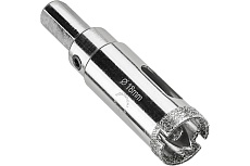 Коронка алмазная по керамограниту и керамике с центрирующим сверлом 18 мм Diamond Industrial DIDCSC018