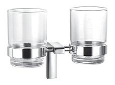 Держатель для стакана Cezares Ultima CZR-F-8930A двойной, хром