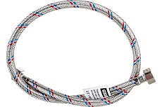 Гибкая подводка для воды Gigant с оплеткой из нержавеющей стали, 1/2"х80 см, г/г P-80-GG