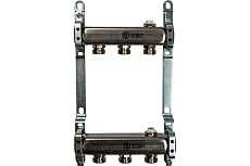 Коллектор из нержавеющей стали для радиаторной разводки STOUT 3 выхода SMS 0923 000003