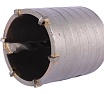 Коронка по кирпичу, камню, бетону 55 мм, М22, SDS-plus для перфоратора DERZHI 8306-005