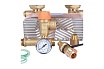 Насосная группа STOUT с 28 пластинами, с насосом Grundfos UPSO25-65 SDG-0038-282502 RG008U9S97E7UK