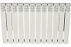 Алюминиевый радиатор Rommer Optima 500 12 секций RAL9016 89560