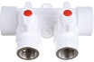 Коллектор с шаровыми кранами Lammin PPR ВР 32х1/2х2 Lm31082215032