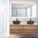 Мебель для ванной BelBagno Kraft 140 см со столешницей Rovere Tabacco