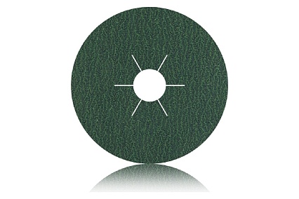 Круг фибровый 125х22 мм, P80, цирконат ABRAFORM AF-FBR-ZR-125-P80