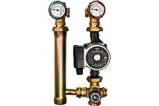 Насосная группа с термостатическим смесительным клапаном (1&quot;, с насосом Grundfos UPSO 25-65, DN 25) STOUT SDG-0002-002502