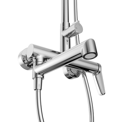 Душевая стойка BelBagno UNIQUE-VSCM-CRM хром