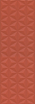 Керамическая плитка Kerama Marazzi Диагональ красный структ. обрезной 25х75 см, 12120R