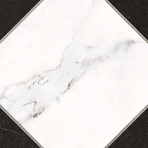 Керамогранит Cersanit Gretta белый рельеф 29,8х29,8 см, A16063