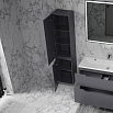 Шкаф пенал AQUAme S3 33 см антрацит AQM9003WH