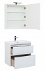 Мебель для ванной Aquanet Гласс 60 см белый