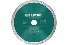 Диск алмазный отрезной сплошной по керамограниту Kraftool Keramo 180х22 мм 36684-180