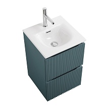Тумба с раковиной BelBagno Uno-Mini 40 см Голубой матовый