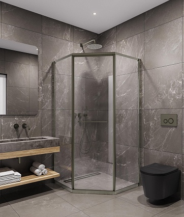 Душевой уголок Timo TTSS-100/13C-8R 100x100 правый, прозрачный, никель