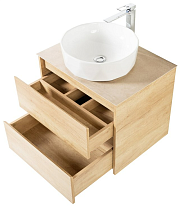 Мебель для ванной BelBagno Kraft 60 см со столешницей Rovere Nebrasca Nature
