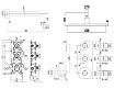 Душевой набор Paffoni Modular Box KITMB018CRKING душ 30 см, хром