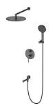 Душевой набор Oliveeka Y-Line OL-939017-BGM оружейный металл