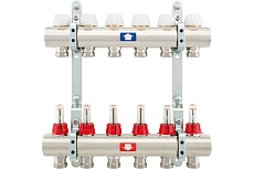 Коллекторная группа ITAP 1&quot;х3/4&quot;х6 выходов с расходомерами 9150010006034C 915(1&quot;X3/4&quot;X6)
