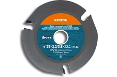 Диск пильный для УШМ (125х22.2 мм) Кратон 1 06 03 052