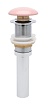 Донный клапан AQUAme AQM7002-0MP без перелива, розовый матовый