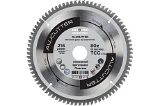 Диск пильный по алюминию, пластику Alucutter 216x30 мм, Z=80 TCG Diamond Industrial DIDA216Z80