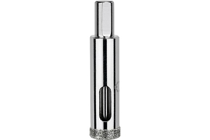 Коронка алмазная по керамограниту и керамике с центрирующим сверлом 16 мм Diamond Industrial DIDCSC016