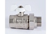 Шаровой кран PROFACTOR с полусгоном PF STANDARD в/н, ручка бабочка 1 дюйм PF UBV 326S