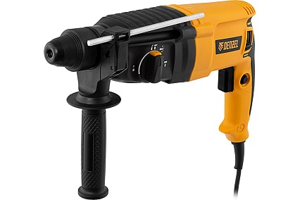 Электрический перфоратор Denzel rhh-800-26, sds-plus, 800 вт, 3 дж, 3 плюс 1 режим 26607