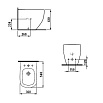 Напольное биде Laufen Palomba 8.3280.1.000.304.1