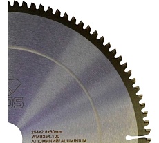 Диск пильный по цветным металлам и ламинату (254x30 мм; Z100) KEOS WMB254.100