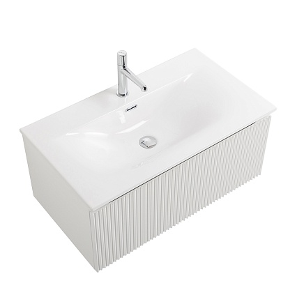 Мебель для ванной BelBagno Uno 80 см 1 ящик, Bianco Opaco