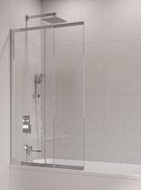 Шторка для ванны Cezares SLIDER-FIX-VF-11-90/150-C-Cr 90x150 прозрачная, хром